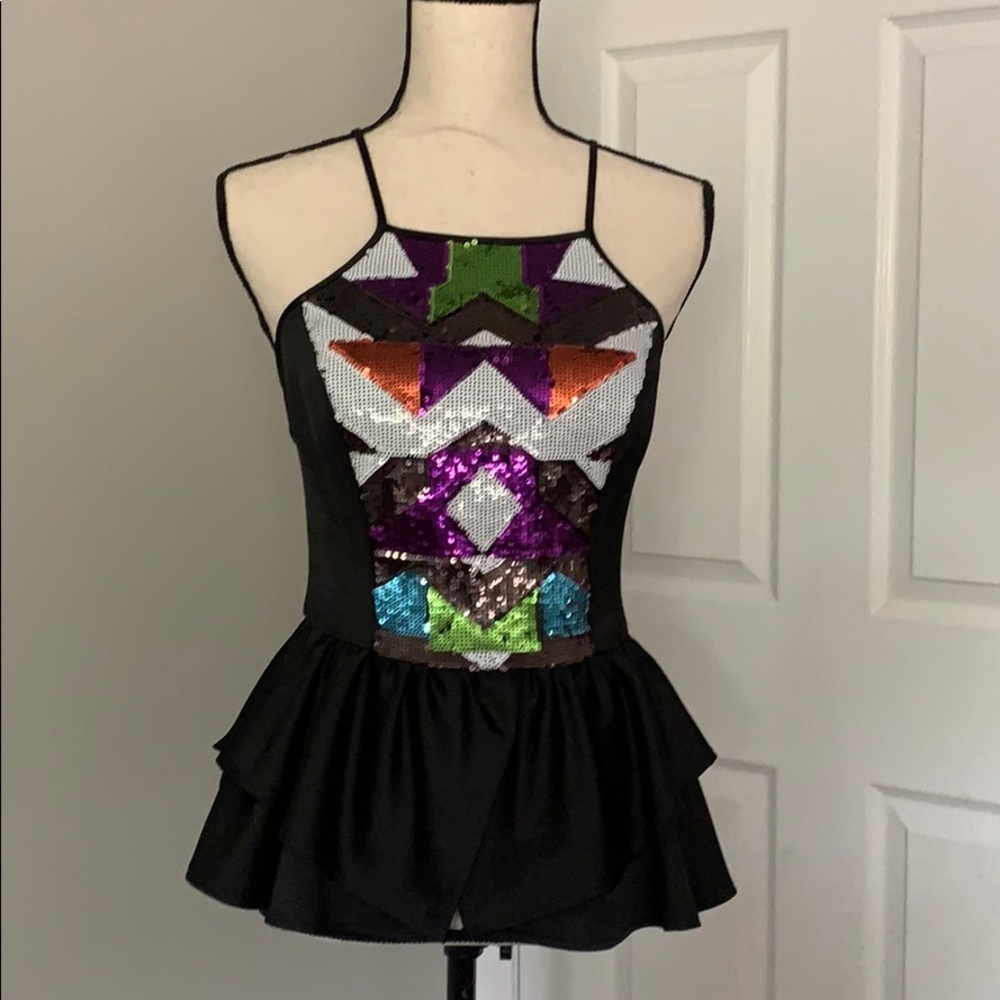 Bebe Sequin top